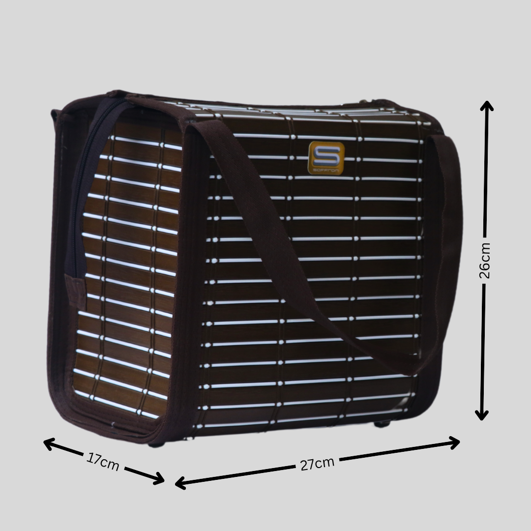 D shape lunch bag