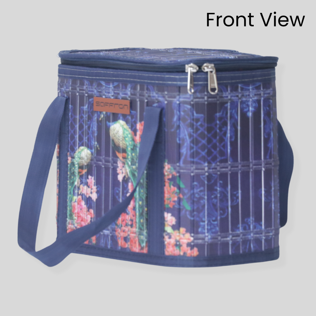 Pecock Design Printed Lunch Bag