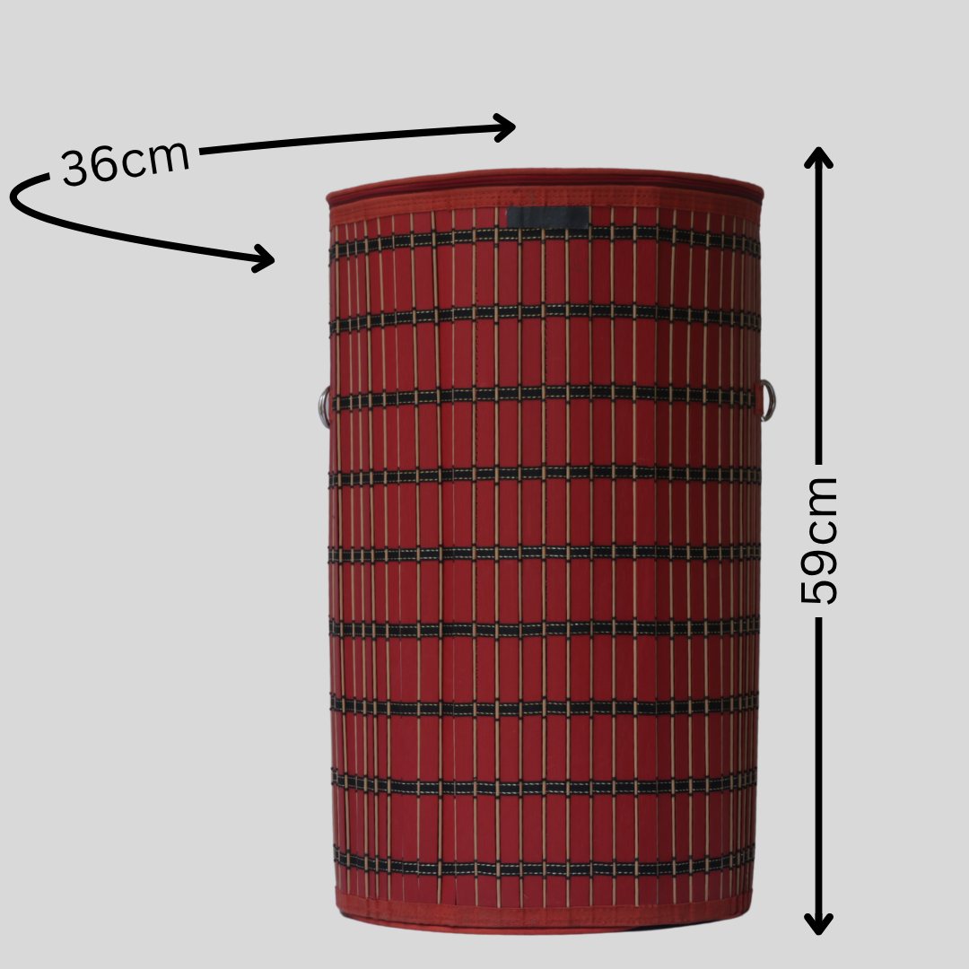 PVC foldable laundry basket - Circular Large