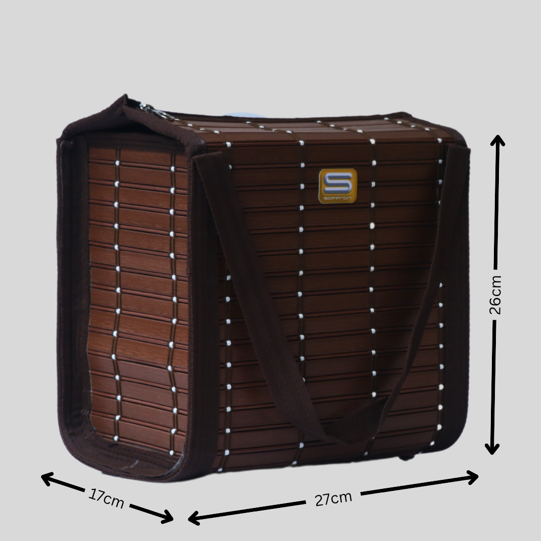 D shape lunch bag
