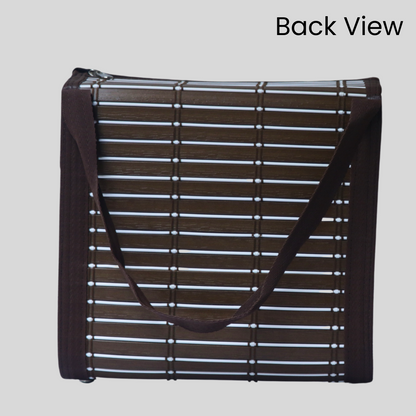 D shape lunch bag