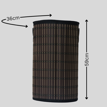 PVC foldable laundry basket - Circular Large
