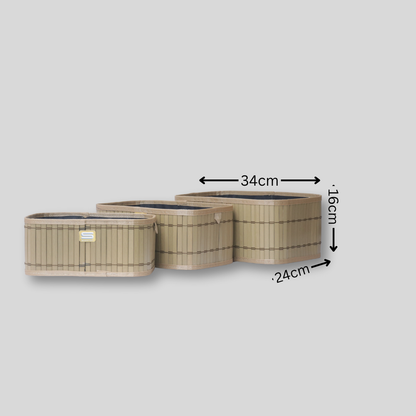 Foldable organizer (Set Of 3)