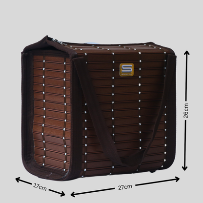D shape lunch bag