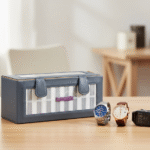 Luxury 8 slot watch organiser box with pillow