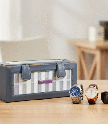 8 Slots Watch Organizer Box with pillow