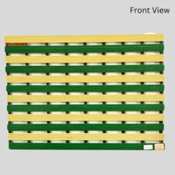 Anti skid mat Dual colour Beige Green 1