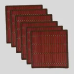 Premium Dining Mat Set (12 x 12) - Set of 6 - Image 4