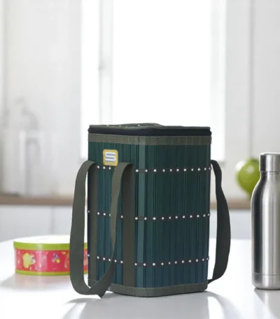 Premium Executive Lunch Bag - Small – green PVC lunch bag