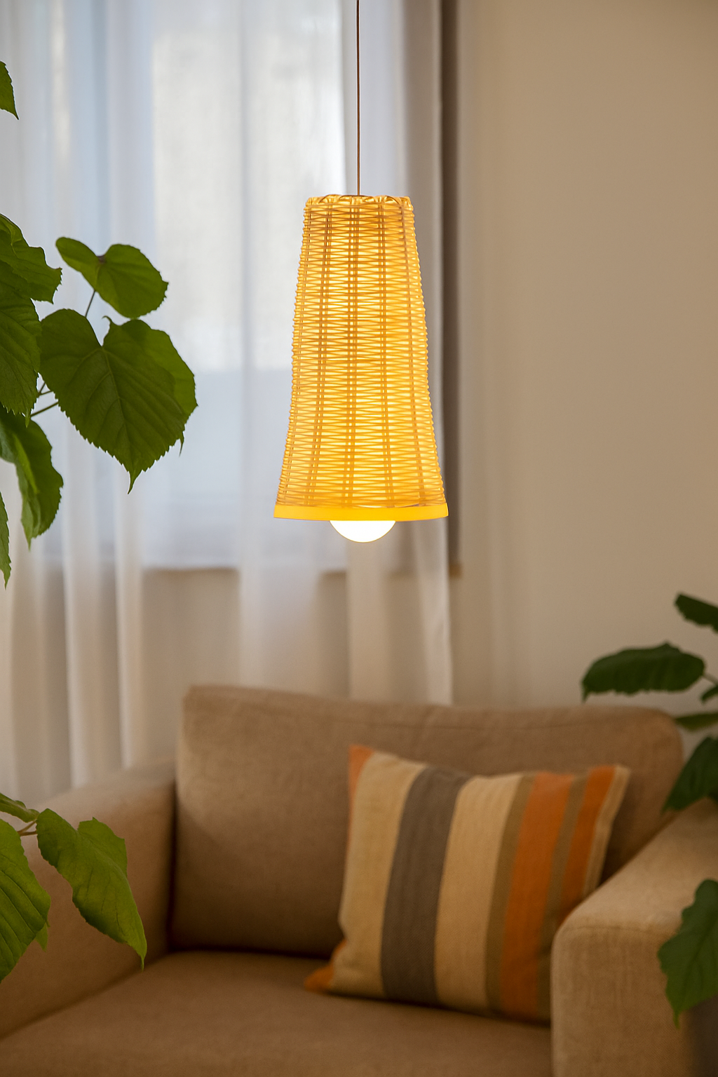 Lamp Shade with Background Image