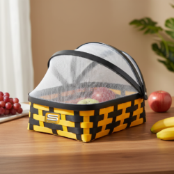 Premium Fruit Basket Small with fresh apples, bananas, grapes
