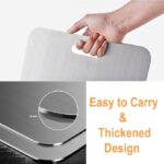 Stainless Steel Metal Chopping Board for Vegetable & Fruits - Image 5