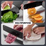 Stainless Steel Metal Chopping Board for Vegetable & Fruits - Image 3